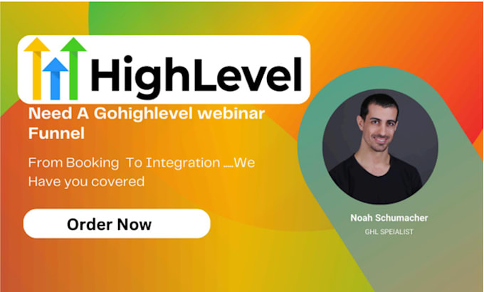 Gig Preview - Build a high ticket gohighlevel webinar funnel for coaches and consultants