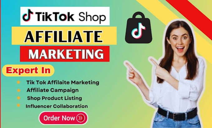 Gig Preview - Help you in tiktok shop affiliate marketing and set up tiktok shop