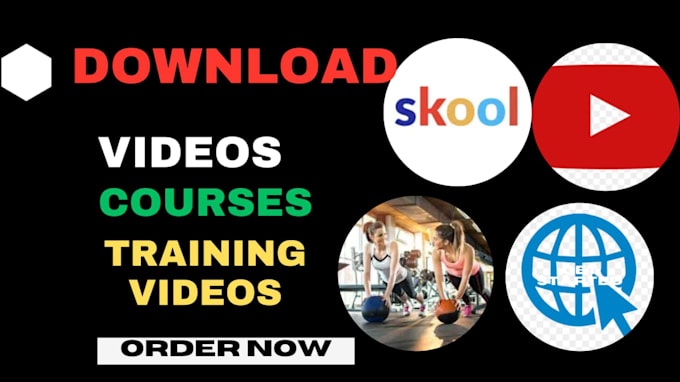 Gig Preview - Scrape your videos courses audios images from any site in downlable format