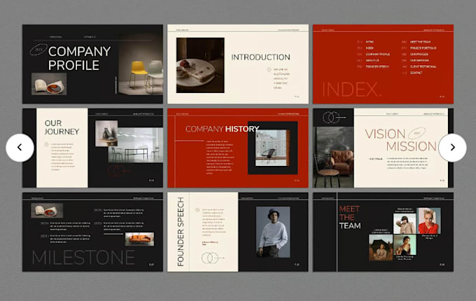 Gig Preview - Write content and design company profile, business brochure, pitch deck