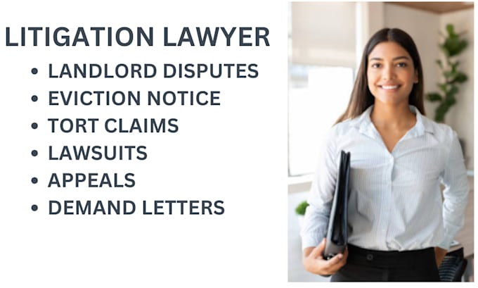 Gig Preview - Be your litigation attorney and help you draft motions, claims, lawsuits, poa