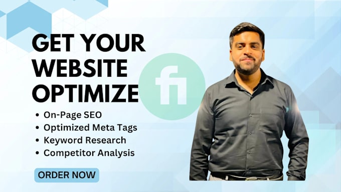 Gig Preview - Do on page SEO for your business wordpress website or blog website