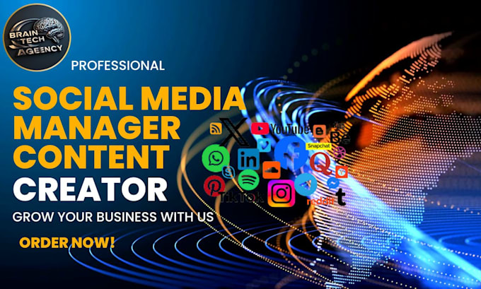 Gig Preview - Be your social media manager ,  content creator instagram marketing facebook ads