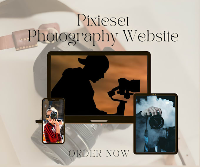 Gig Preview - Design stunning photography website pixieset galleries for photographers