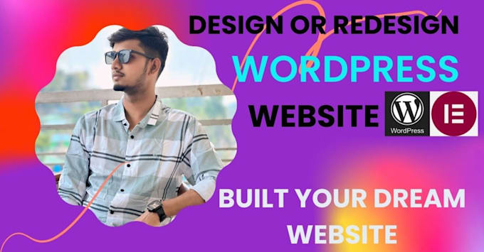 Gig Preview - Build business website and development, design, redesign website with wordpress