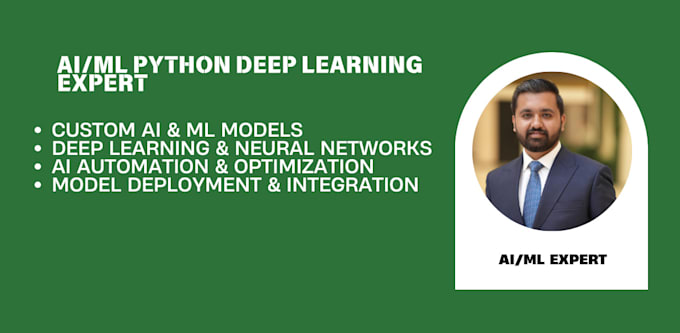 Gig Preview - Do ai and machine learning models using python