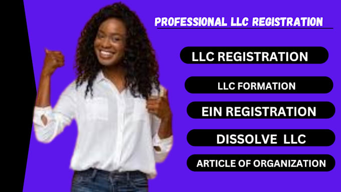 Gig Preview - Do llc formation registration in USA