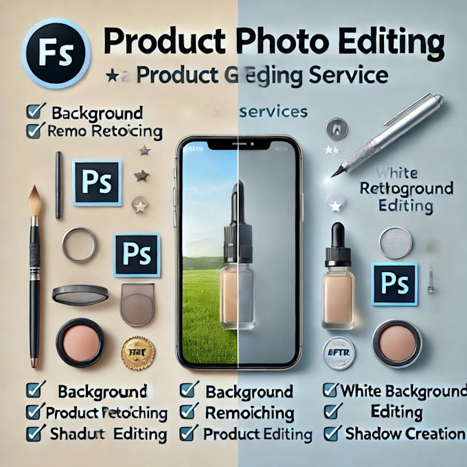 Gig Preview - Do ecommerce product photo editing retouching and background removal