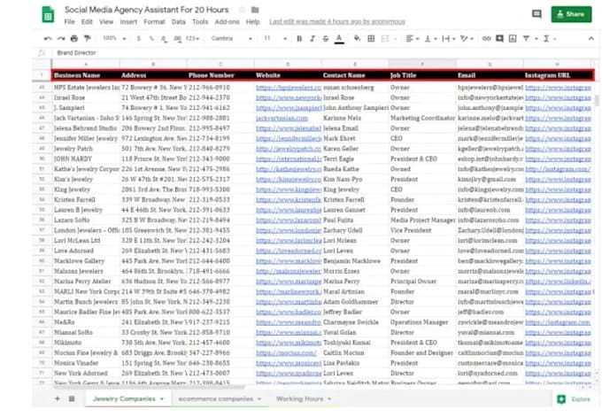 Gig Preview - Do data entry, typing work, copy paste, excel work