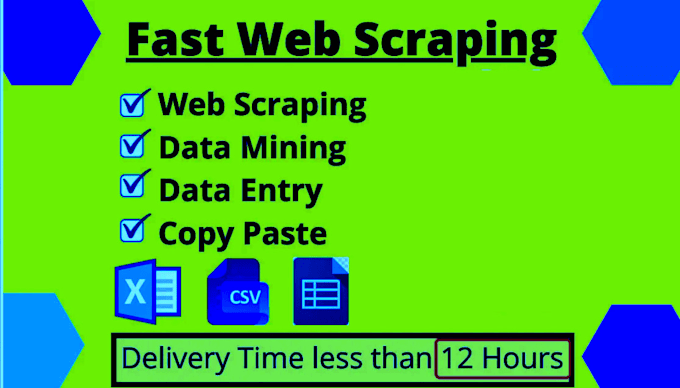 Gig Preview - Do web scraping, data mining and data extraction with python