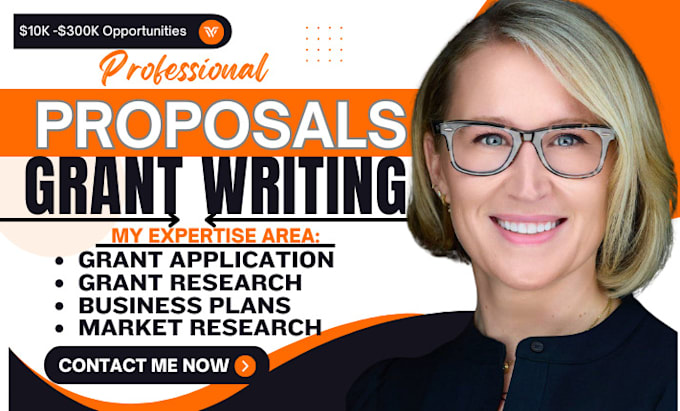 Gig Preview - Do grant research grant proposal writing grant application with business plan