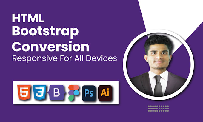 Bestseller - convert psd to html responsive design with bootstrap