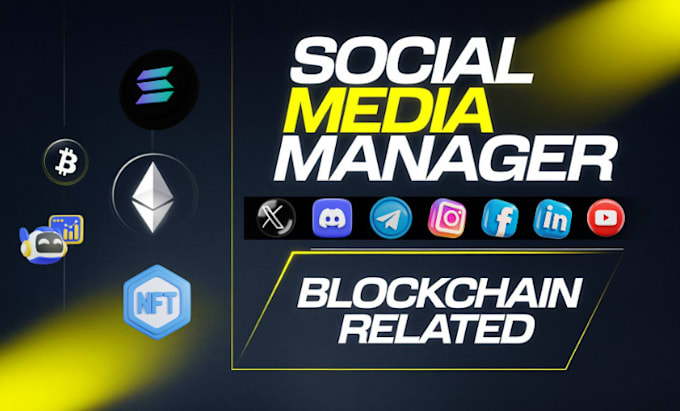 Gig Preview - Be your crypto social media manager and crypto content creator