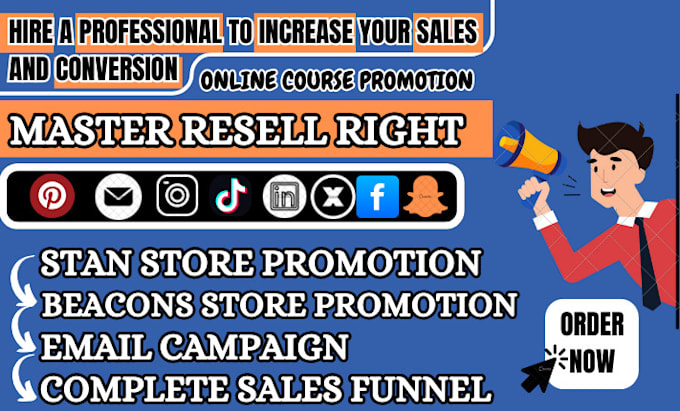 Gig Preview - Boost master resell rights course with email marketing campaign sales funnel