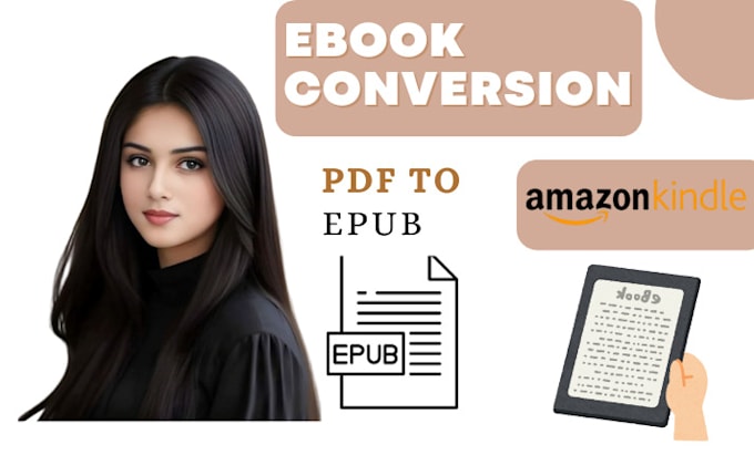 Gig Preview - Format and covert your PDF to epub, mobi andx kindle