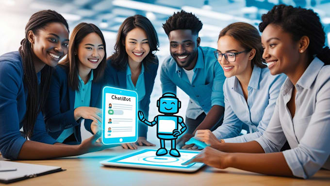 Gig Preview - Create a free custom ai chatbot to grow your business