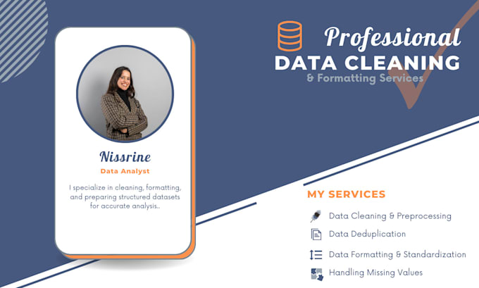 Gig Preview - Perform professional data cleaning and preprocessing