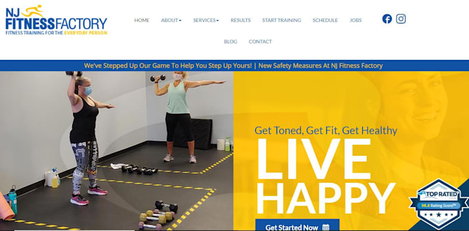 Gig Preview - Build modern fitness website, personal trainer, sports, gym website