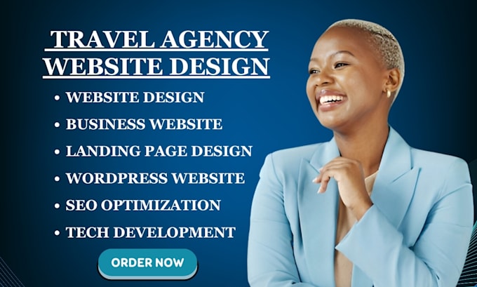 Gig Preview - Wordpress travel website travel agency website travel agency tourism website