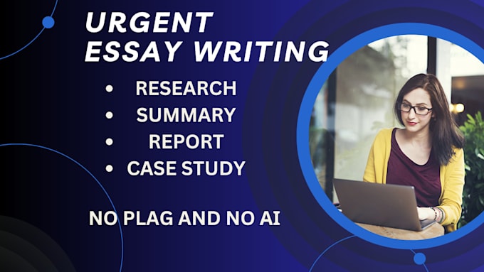 Gig Preview - Do urgent essay writing as an essay writer