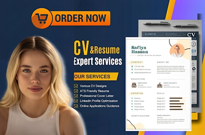 Gig Preview - Deliver professional ats resume writing, cv design cover letter, sales resume