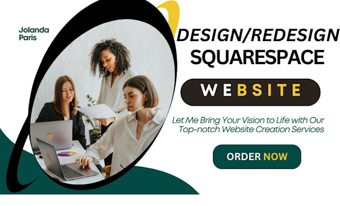 Gig Preview - Design, redesign, and develop a professional squarespace website