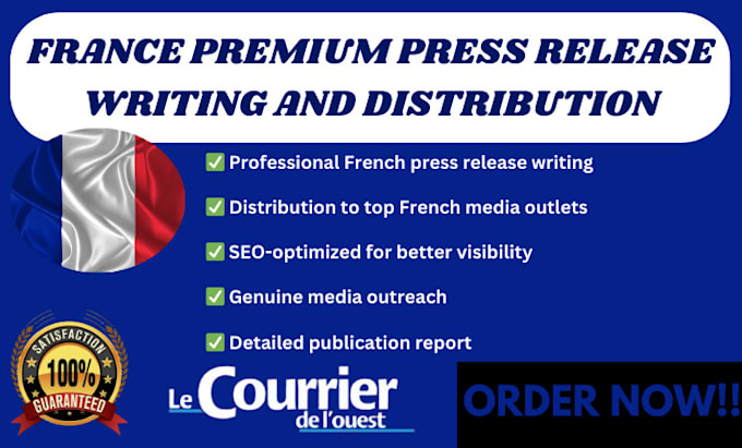 Gig Preview - Write and distribute france press release