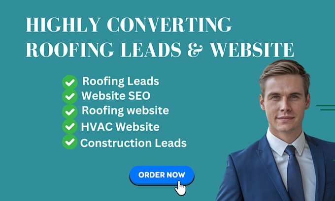 Gig Preview - Generate solar leads roofing leads handyman  construction leads and hvac website