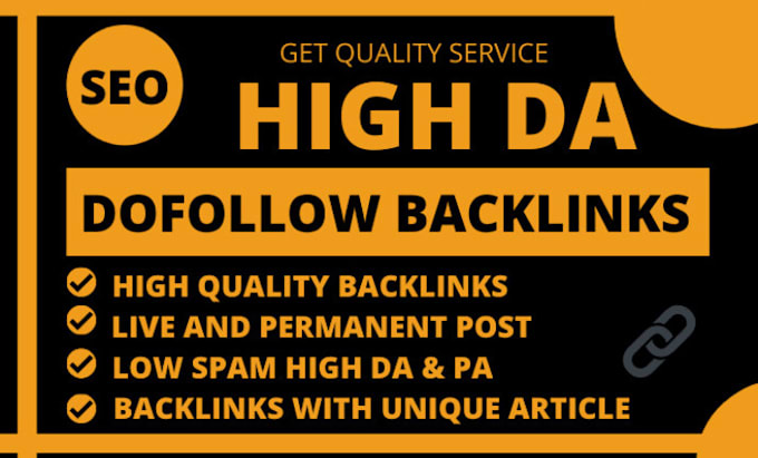 Gig Preview - Create pro SEO backlinks to increase domain authority and google ranking