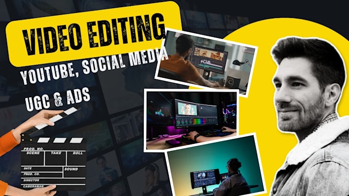 Bestseller - professionally edit youtube videos, social media ads and short videos