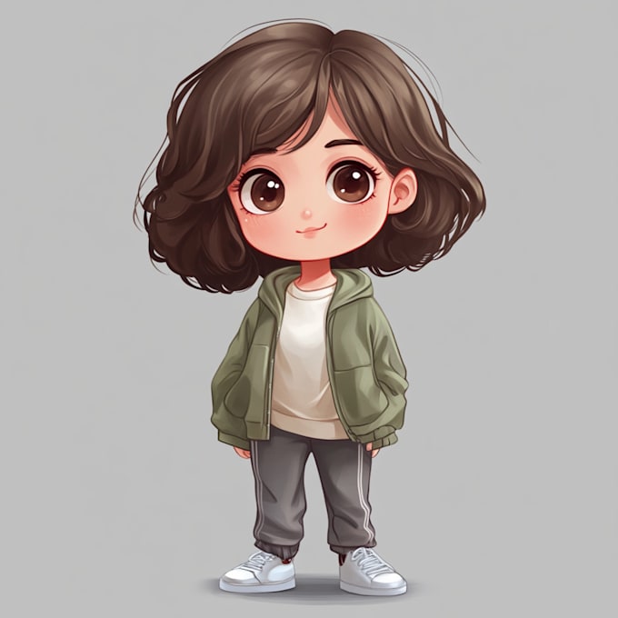 Gig Preview - Draw chibi character with cute art style