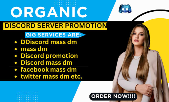 Gig Preview - Do discord mass dm discord and discord promotion for growth