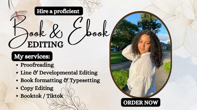 Gig Preview - Proofread and edit, promote your ebook, novel on booktok tiktok