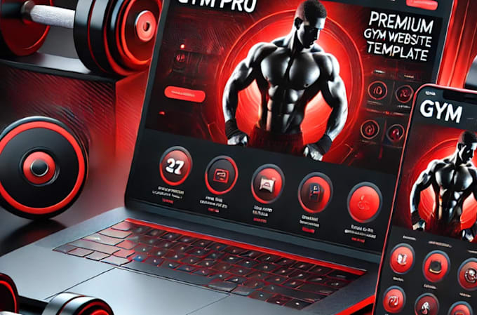 Bestseller - design a high converting, gym or fitness website template