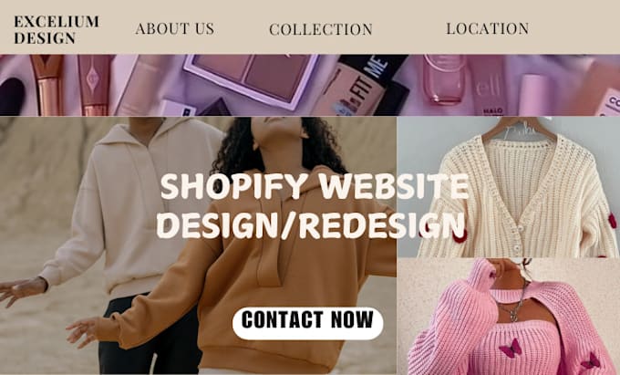 Gig Preview - Do shopify website shopify design shopify redesign