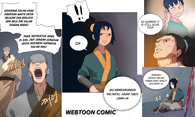 Gig Preview - Draw quality anime manga art illustration manga page webtoon comic manga artist