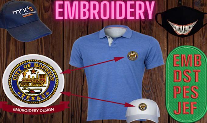 Gig Preview - Stunning embroidery professional digitizing services