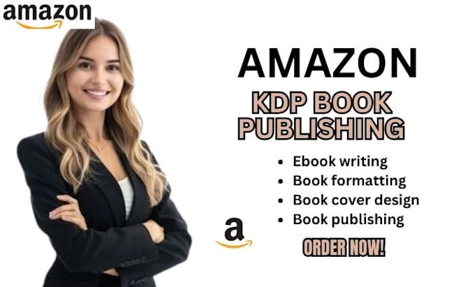 Gig Preview - Do amazon KDP book publishing  amazon kindle self publishing  KDP promotion