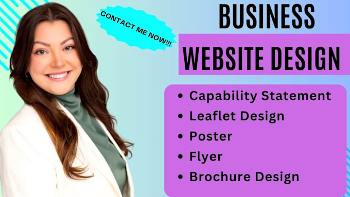 Gig Preview - Design, redesign wordpress corporate company business consulting agency website