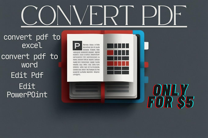 Gig Preview - Convert pdf to word or word to pdf or to excel