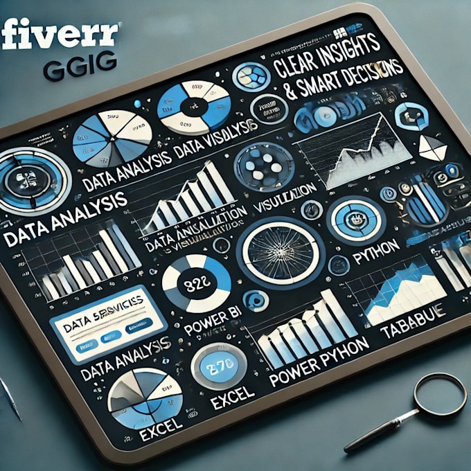 Gig Preview - Analyze and visualize data using excel, power bi, and tableau