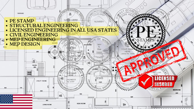 Gig Preview - Licensed architect, structural engineering pe stamp south dakota, south carolina