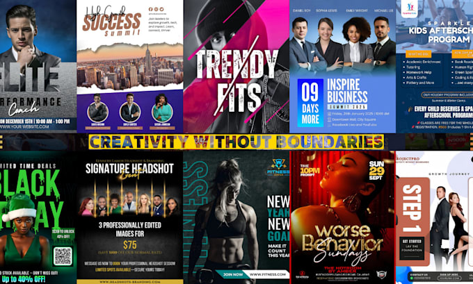 Gig Preview - Design advertising professional flyer, poster, ads banner, for your business