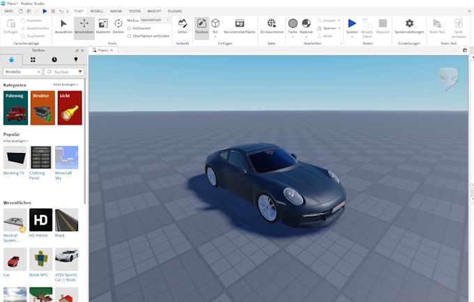 Gig Preview - Make professional car models optimized for roblox studio