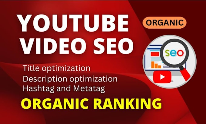 Gig Preview - Do youtube SEO and keyword research to rank your video and channel organically