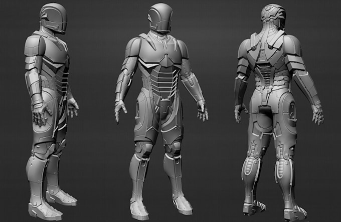 Gig Preview - Detail sculpt 3d character model, miniature, action figures, toy model, 3d print