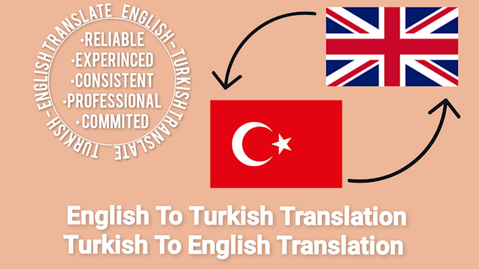 Gig Preview - Translate english to turkish and turkish to english