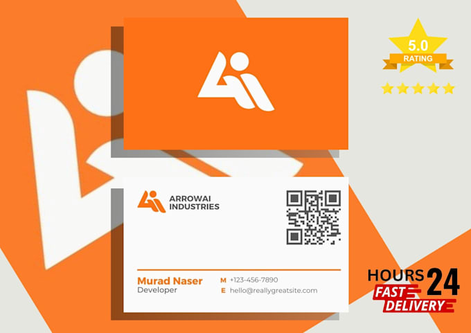 Gig Preview - Provide professional business card design services