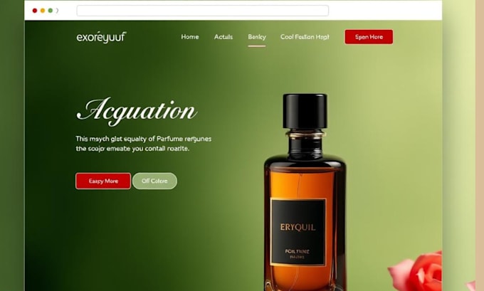 Gig Preview - Build a profitable perfume shopify store fragrance website perfume shopify store