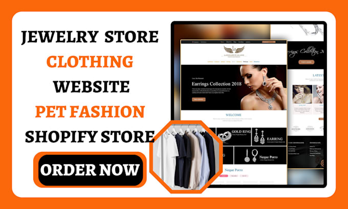 Gig Preview - Create shopify dropshipping website, jewelry, clothing pet fashion shopify store